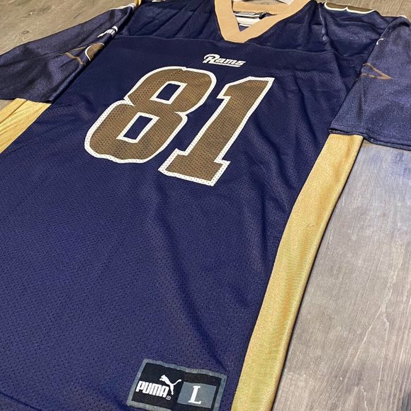 vintage 90s Puma St. Louis Rams Az-Zahir Hakim rare size large - Picture 2 of 7